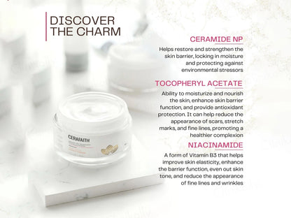 Cerafaith Ceramide and  Niacinamide Youthful Night Cream