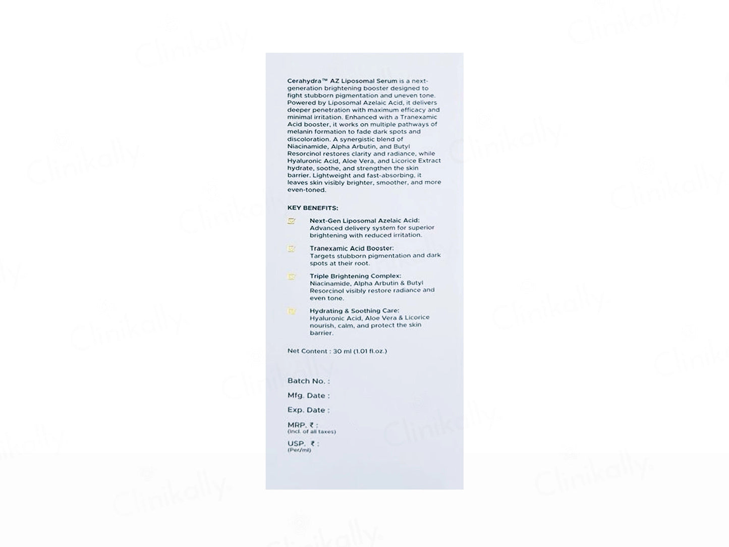 Cerahydra AZ Liposomal Face Serum