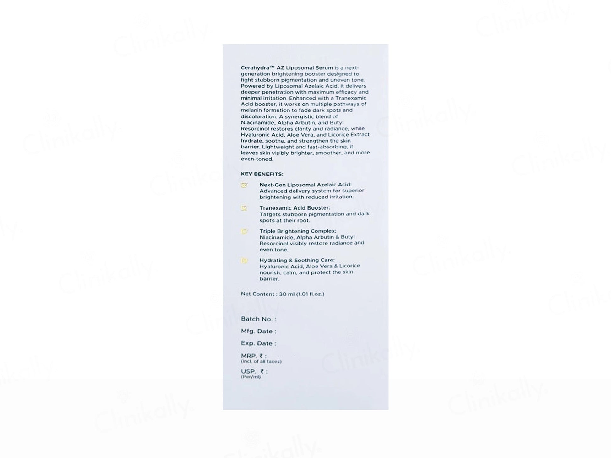 Cerahydra AZ Liposomal Face Serum