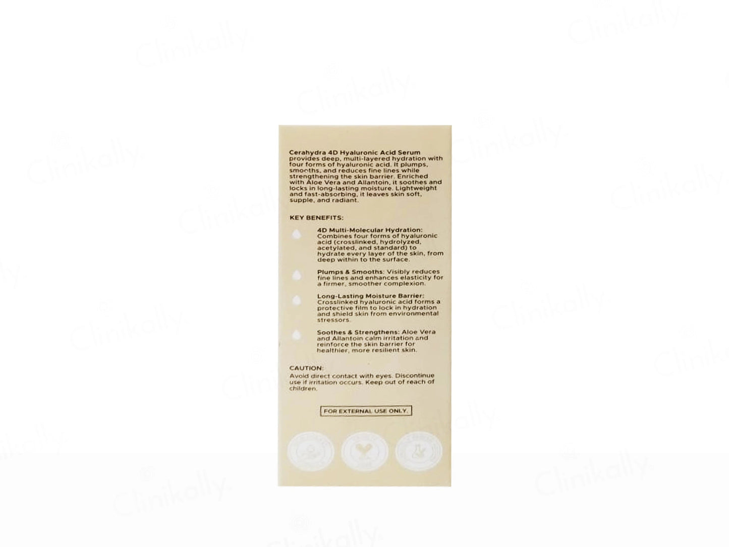Cerahydra HA 4D Hyaluronic Acid Multi-Molecular Hydration Serum