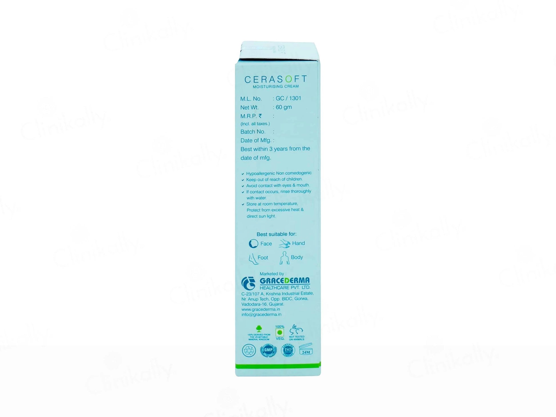 Cerasoft Moisturising Cream For Normal to Dry Skin