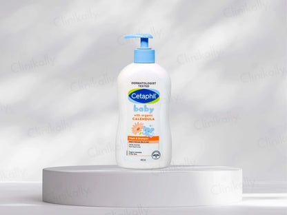 Cetaphil Baby Wash and  Shampoo with Organic Calendula