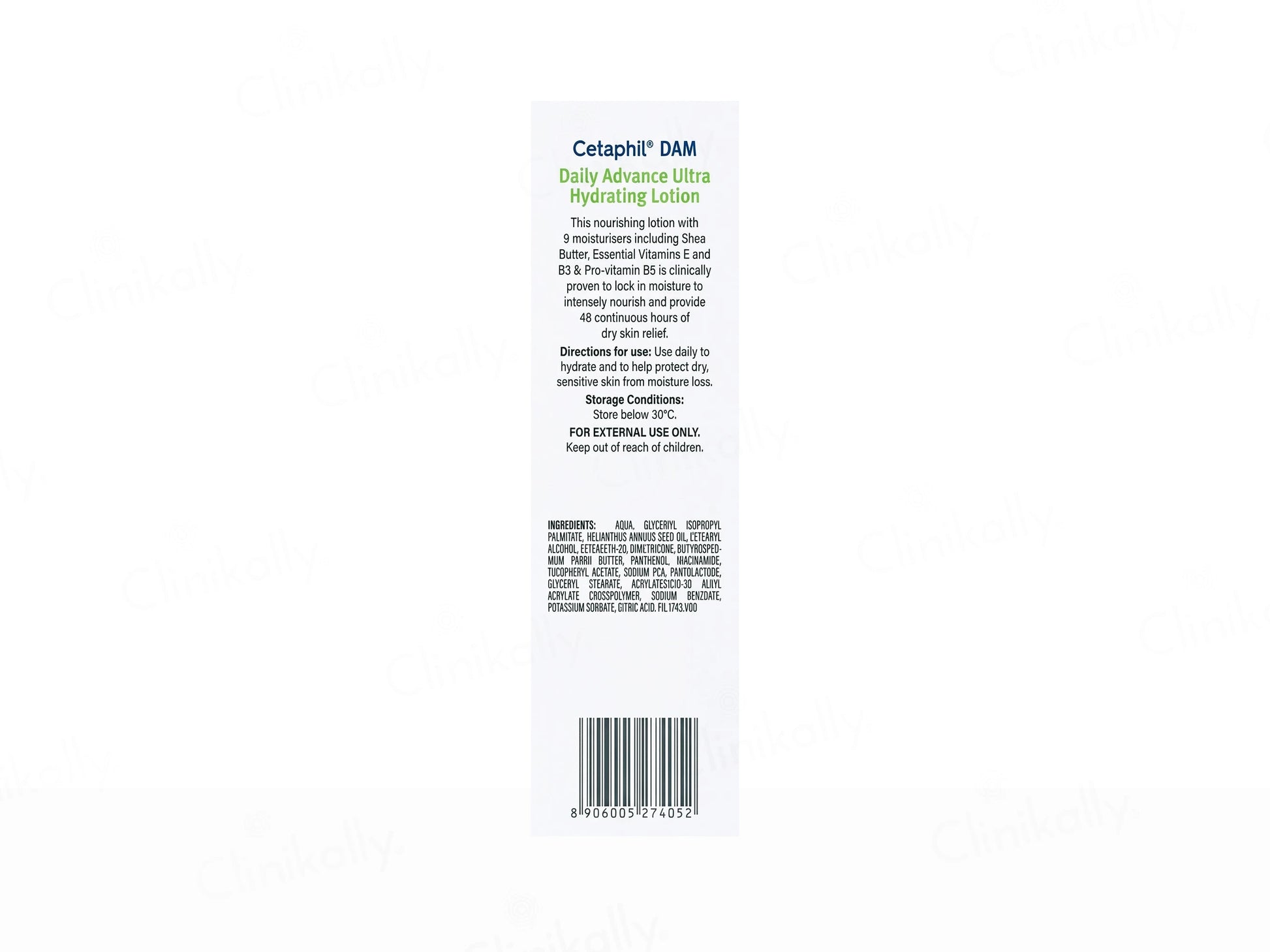 Cetaphil DAM Daily Advance Ultra Hydrating Lotion