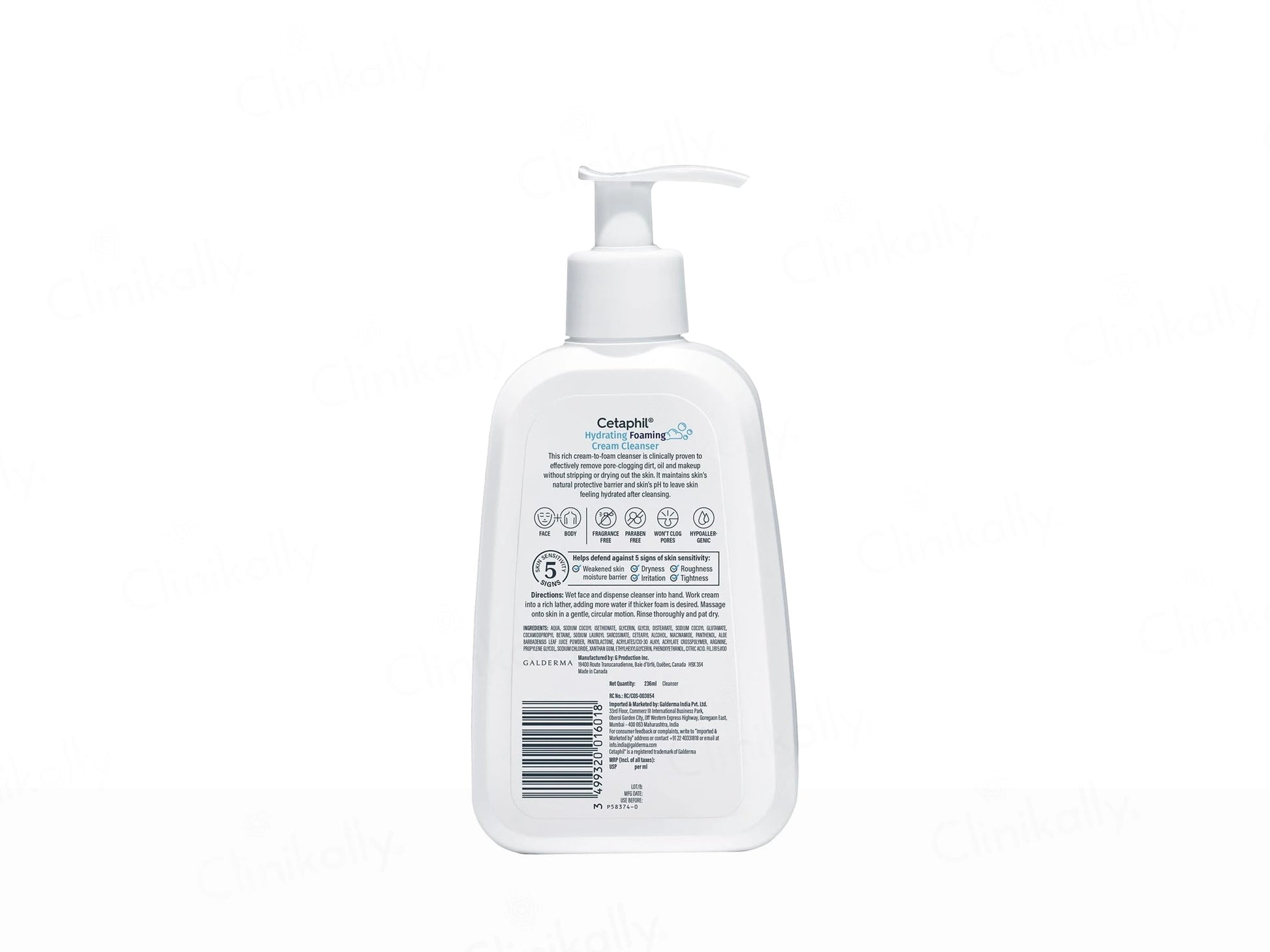 Cetaphil Hydrating Foaming Cream Cleanser