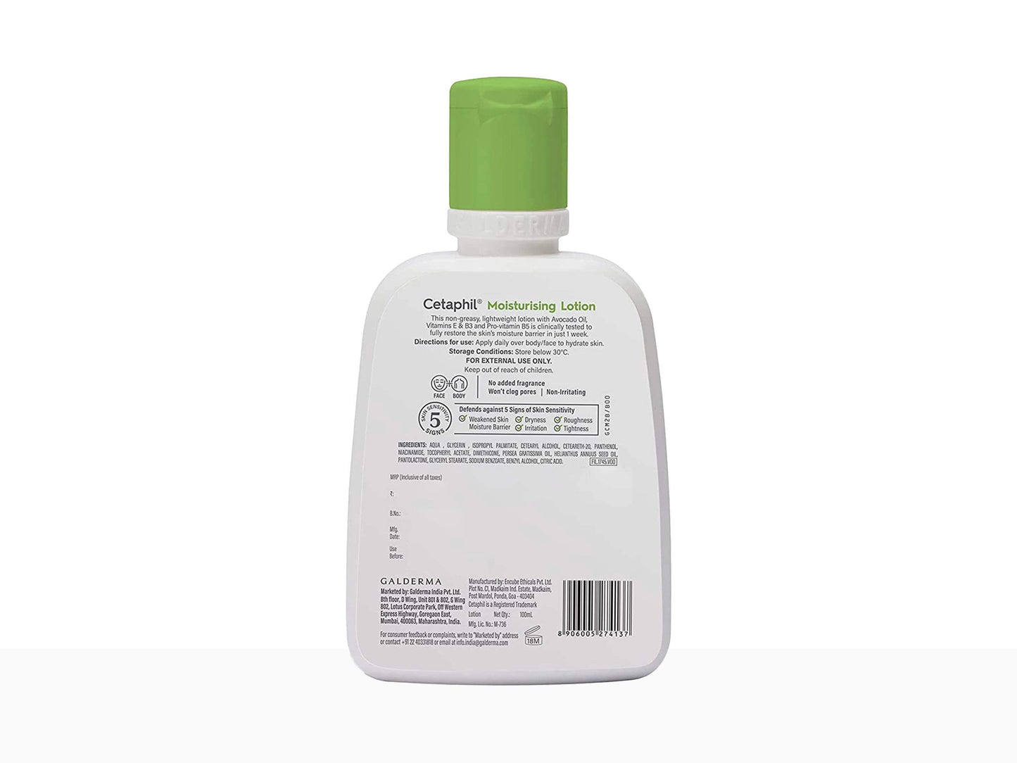 Cetaphil Moisturising Lotion Normal to Combination, Sensitive Skin