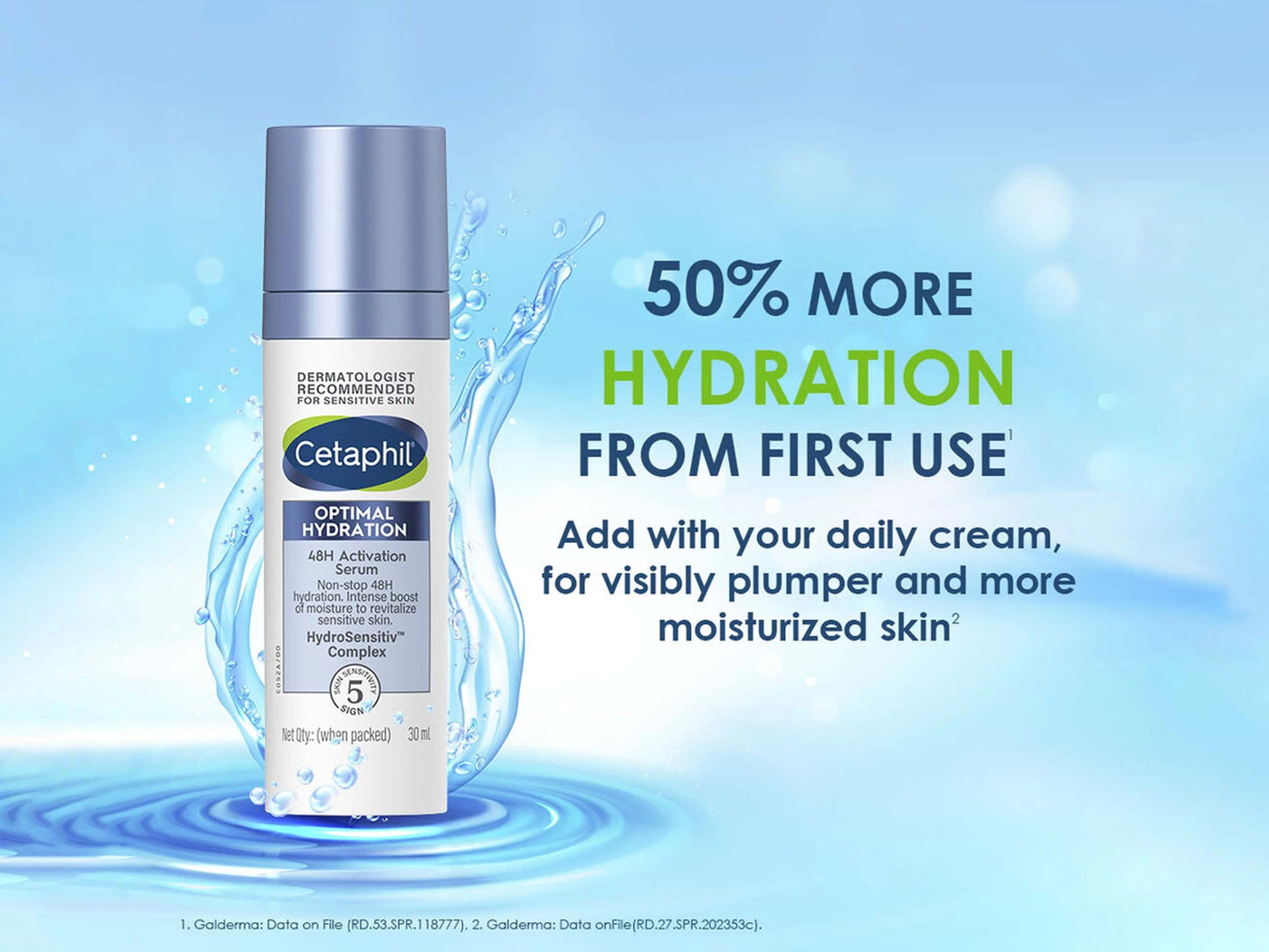 Cetaphil Optimal Hydration 48H Activation Serum