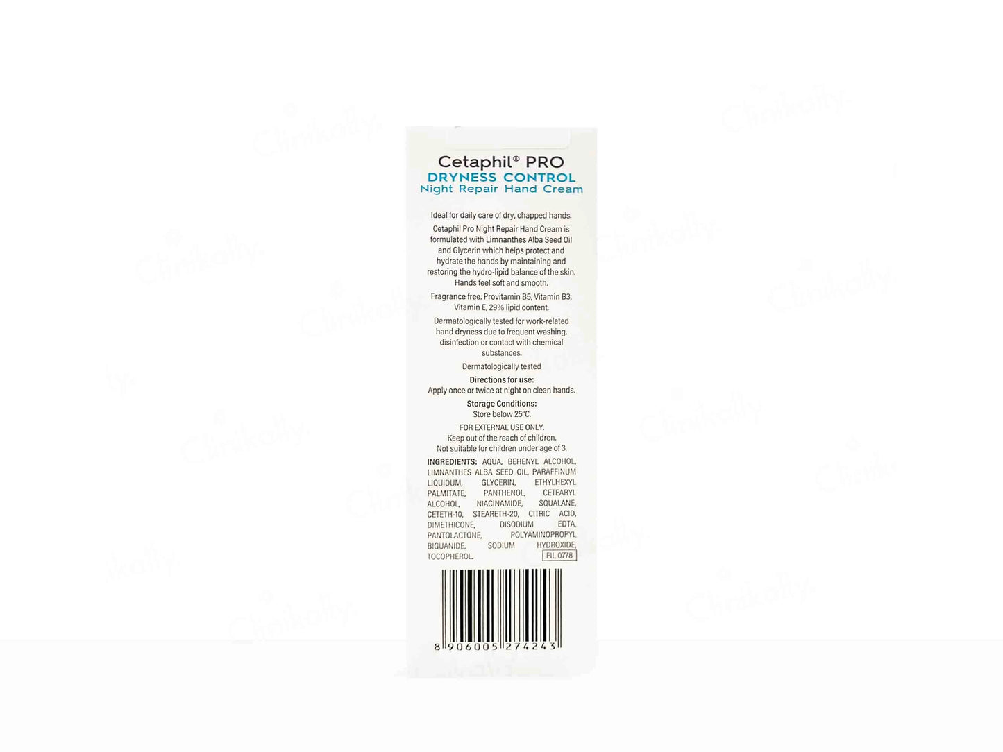 Cetaphil Pro Dryness Control Night Repair Hand Cream