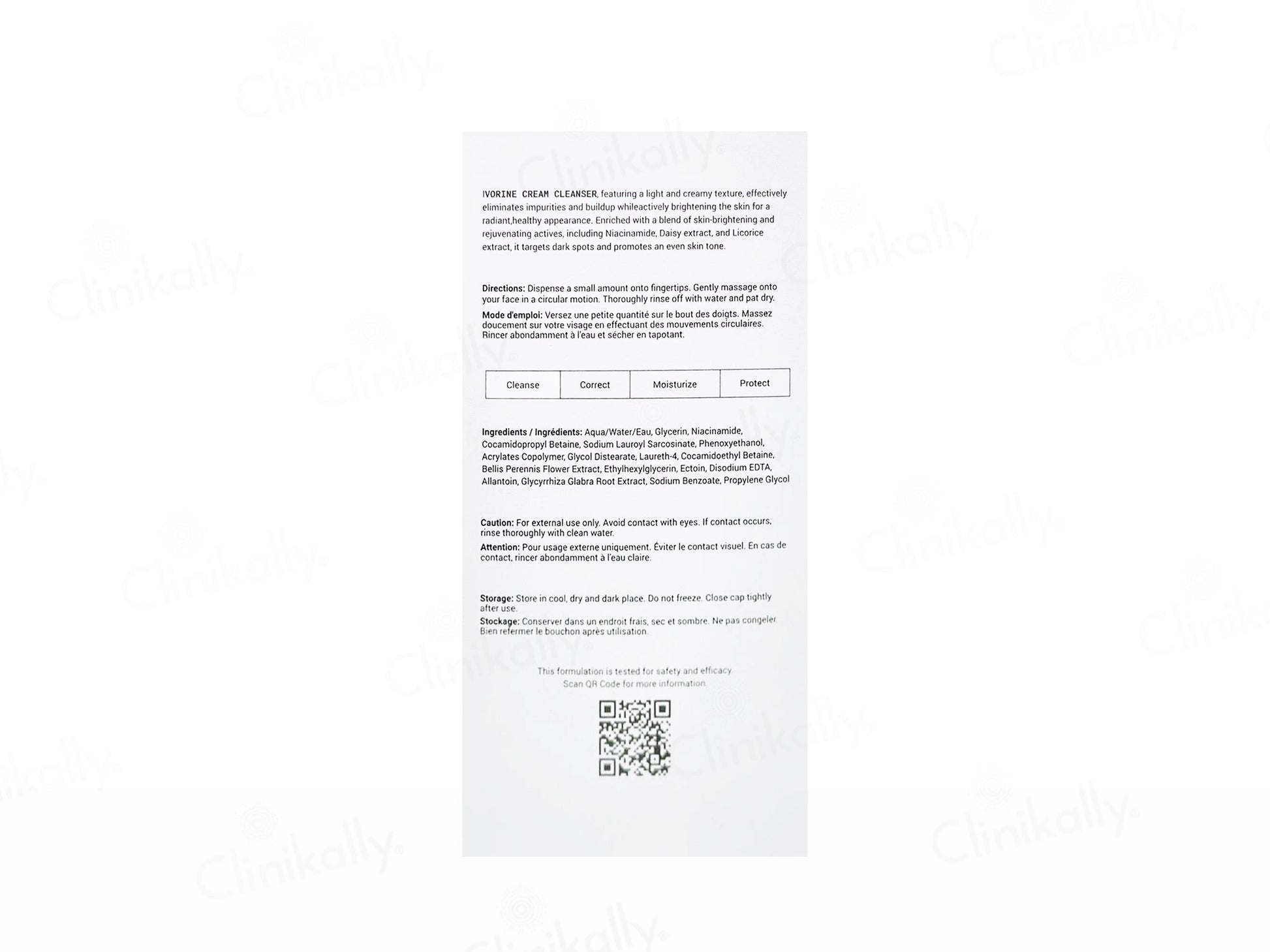 Ceuticoz Ivorine Niacinamide and  Daisy Extract Cream Cleanser