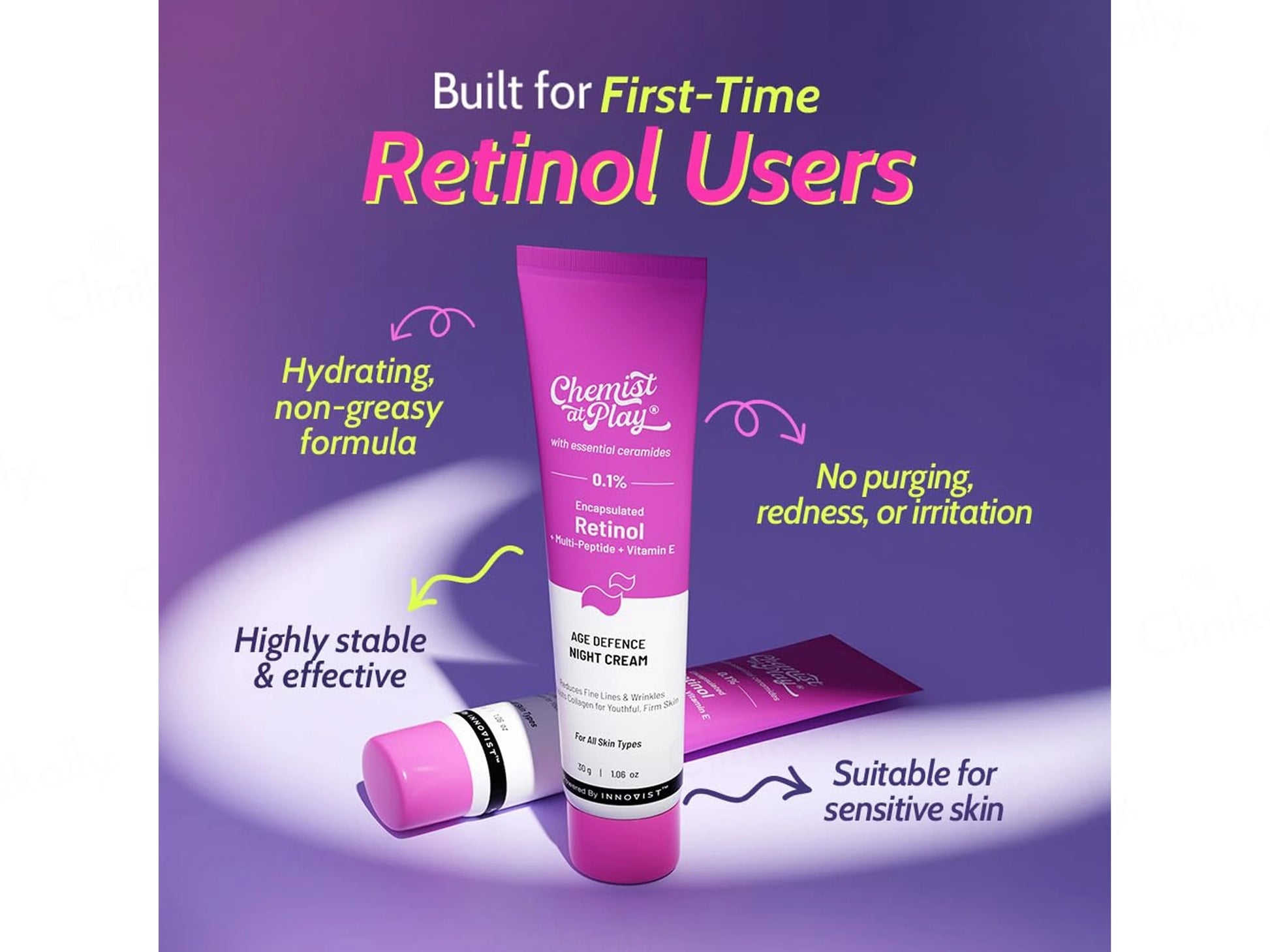 Chemist At Play 0.1 Percent Retinol Age Defence Night Cream