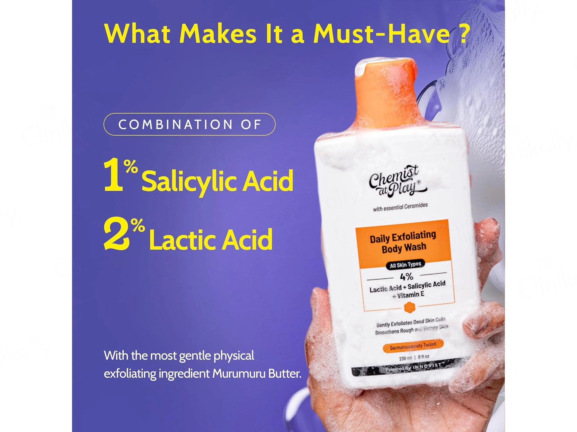 Chemist At Play 4 Percent Daily Exfoliating Body Wash