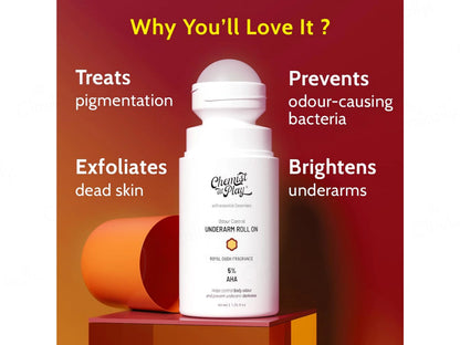 Chemist At Play 5 Percent AHAs  Vitamin C Underarm Roll On