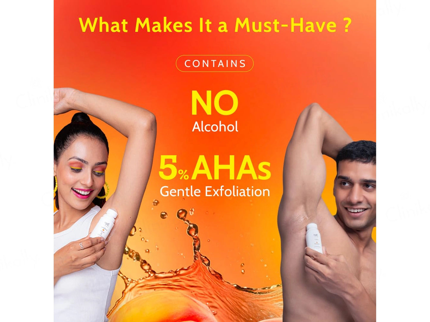 Chemist At Play 5 Percent AHAs  Vitamin C Underarm Roll On