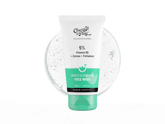 Chemist At Play 5 Percent Vitamin B5 Gentle and  Soothing Face Wash