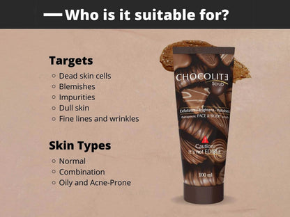 Chocolite Face and  Body Scrub