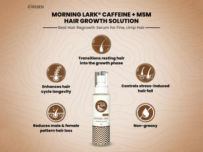 Chosen Morning Lark Caffeine  MSM Hair Growth Solution