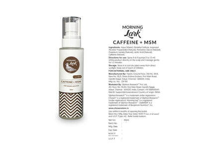 Chosen Morning Lark Caffeine  MSM Hair Growth Solution