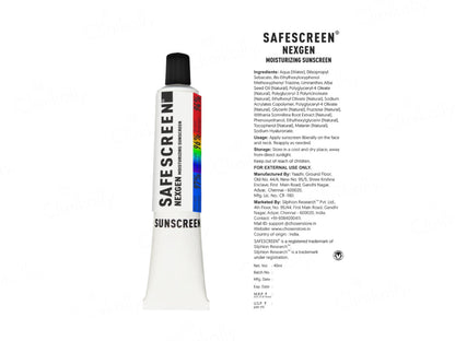 Chosen Safescreen Nexgen Moisturizing Melanin Sunscreen SPF 80 PA