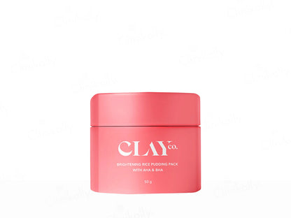 ClayCo De Tan Brightening Rice Pudding Face Pack With AHA and  BHA