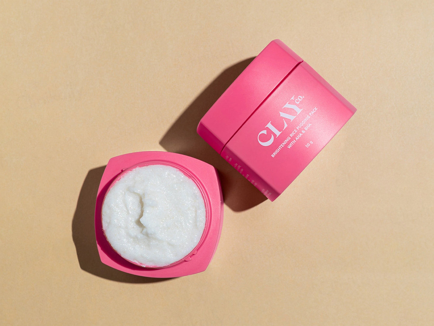 ClayCo De Tan Brightening Rice Pudding Face Pack With AHA and  BHA