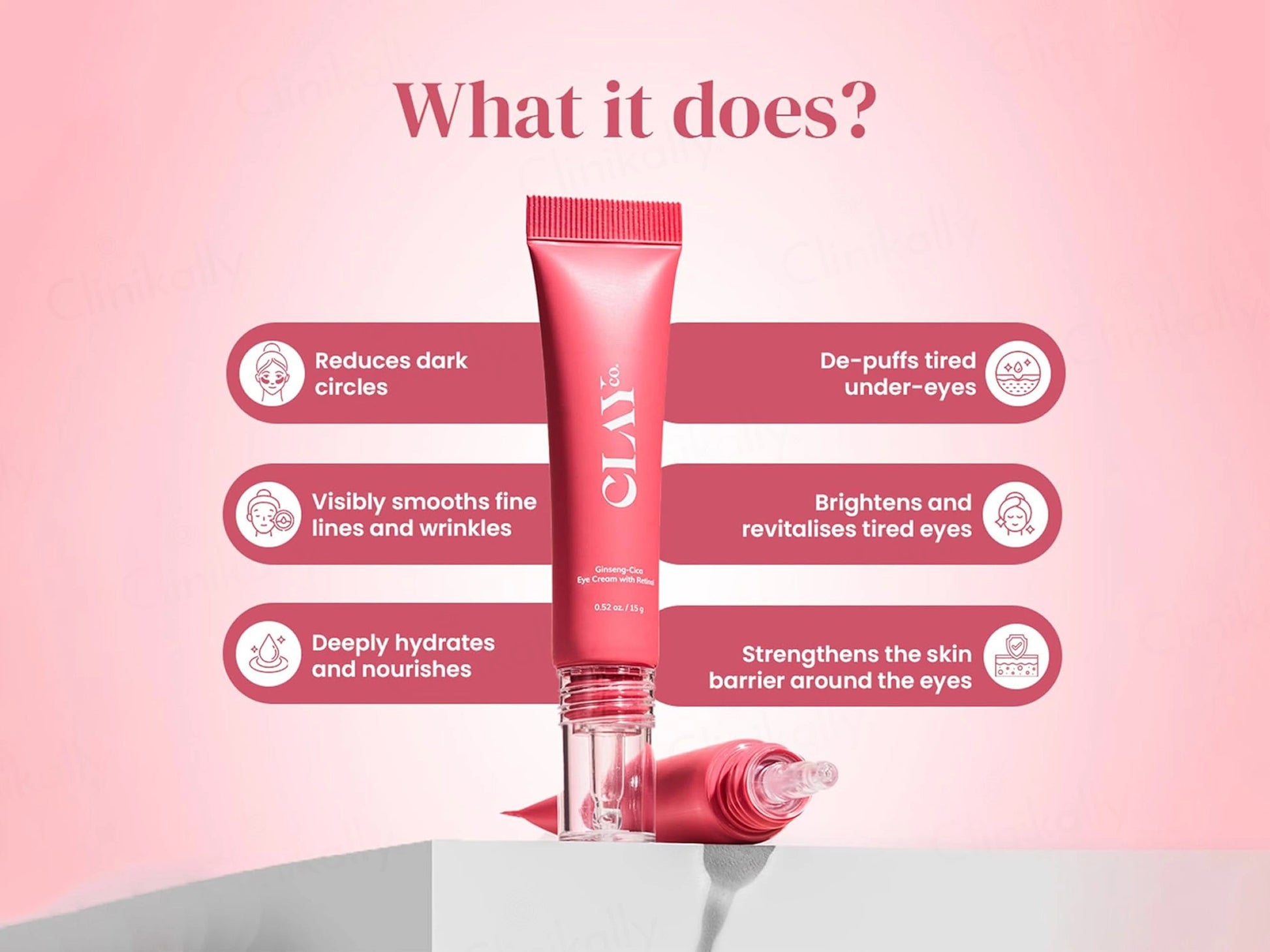 ClayCo Ginseng Cica Eye Cream With Retinal
