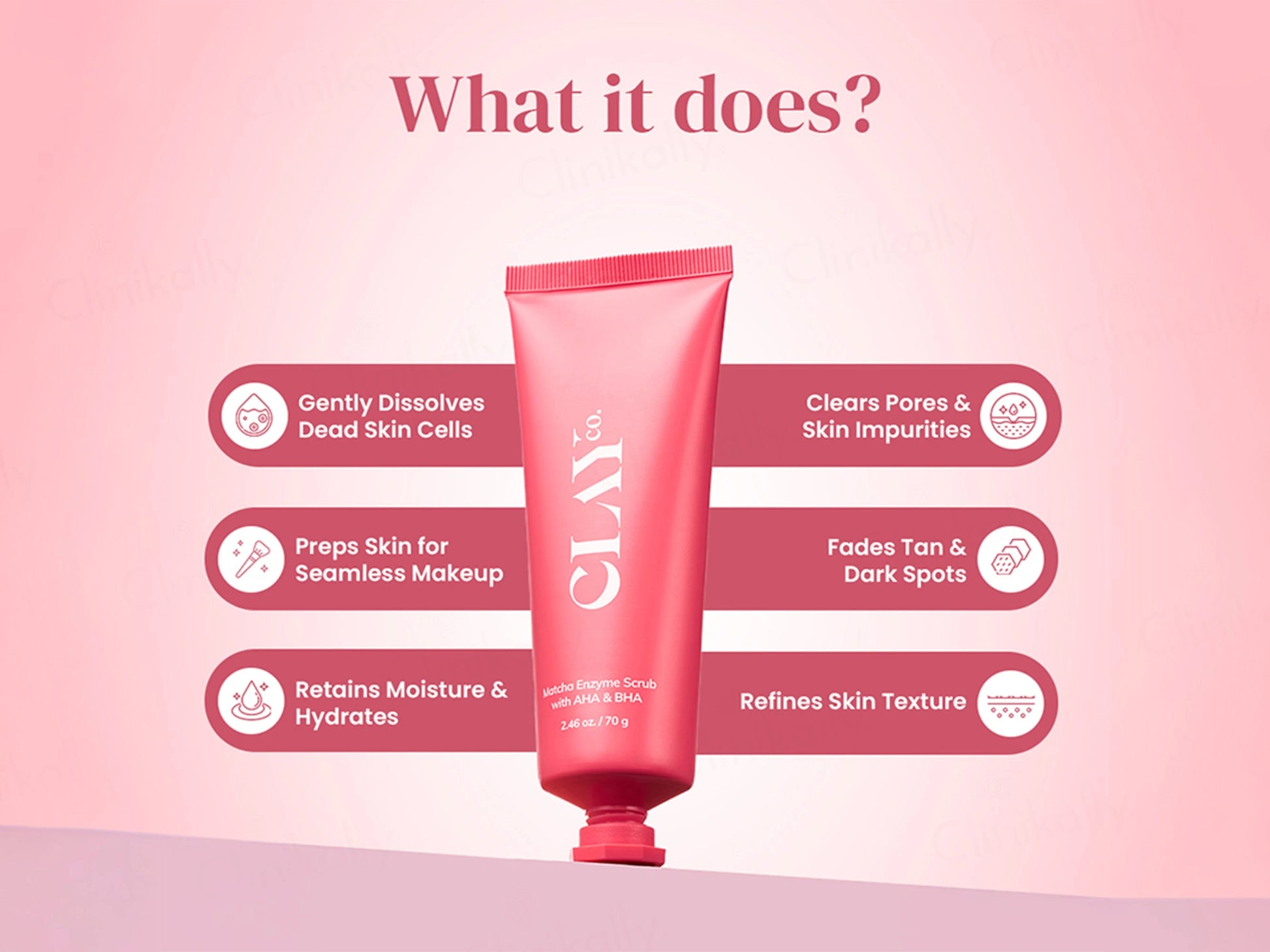 ClayCo Matcha Enzyme Scrub With AHA and  BHA