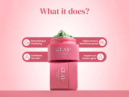 ClayCo Purifying Matcha Clay Face Mask