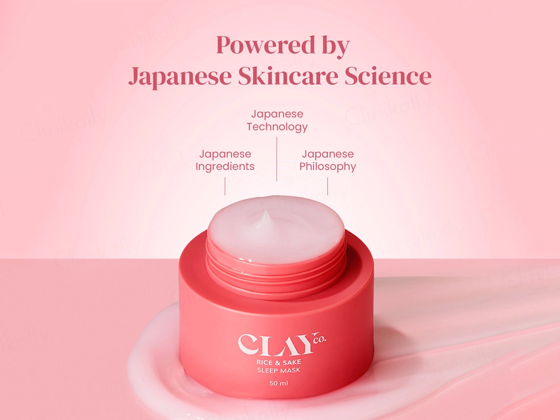 ClayCo Rice and  Sake Sleep Face Mask