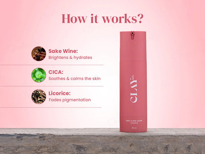ClayCo Sake Glass-Glow Essence With Cica and  Licorice