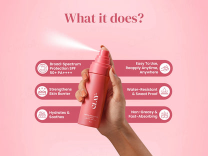 ClayCo Sakura and  Rice Water Sun Mist Sunscreen SPF 50 PA