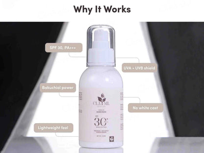Claymi Sunglow Broad Spectrum Sunscreen SPF 30 PA