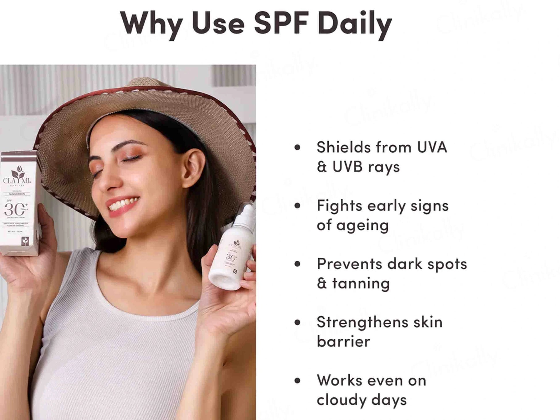 Claymi Sunglow Broad Spectrum Sunscreen SPF 30 PA