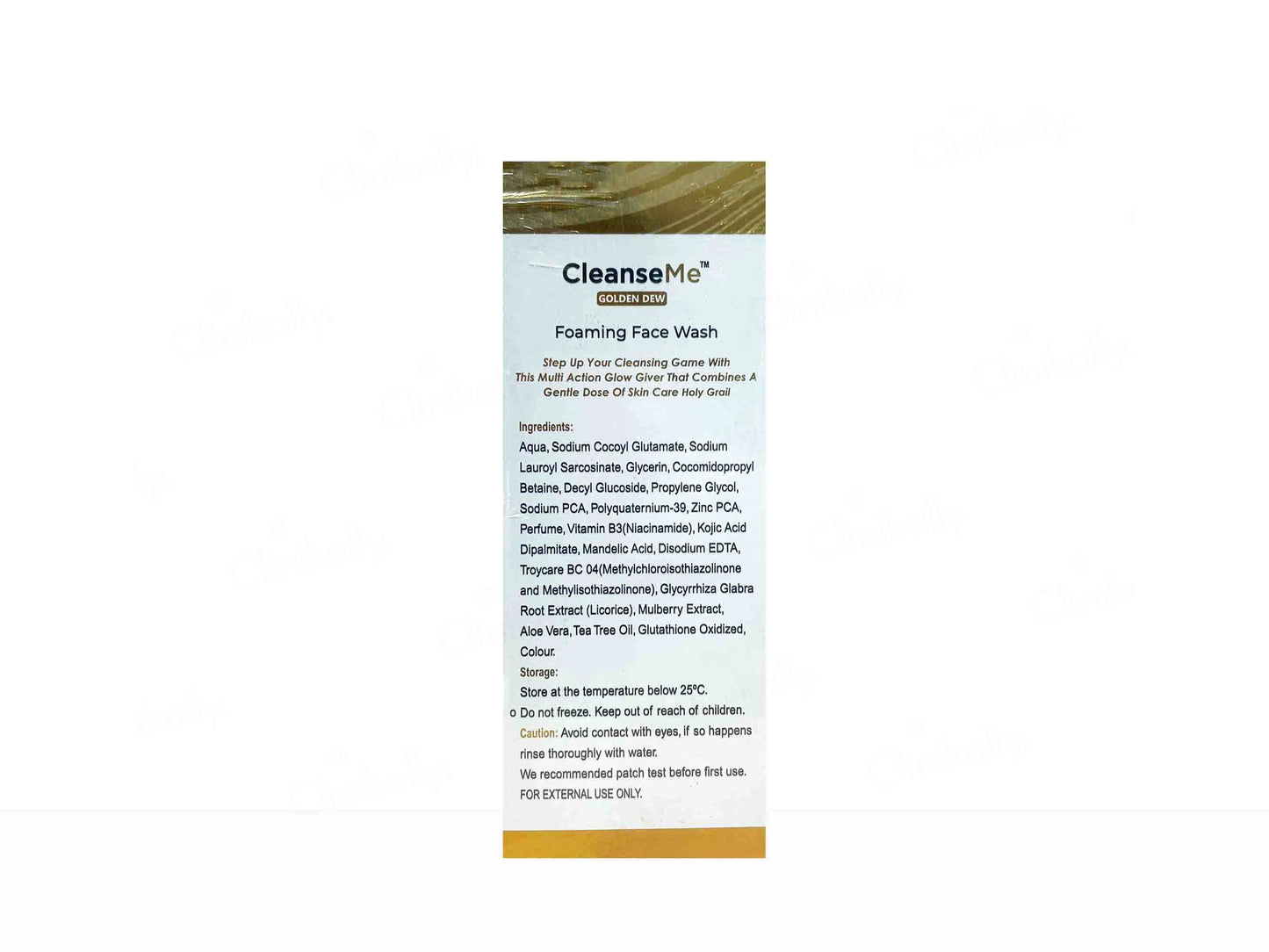 CleanseMe Golden Dew Foaming Facewash
