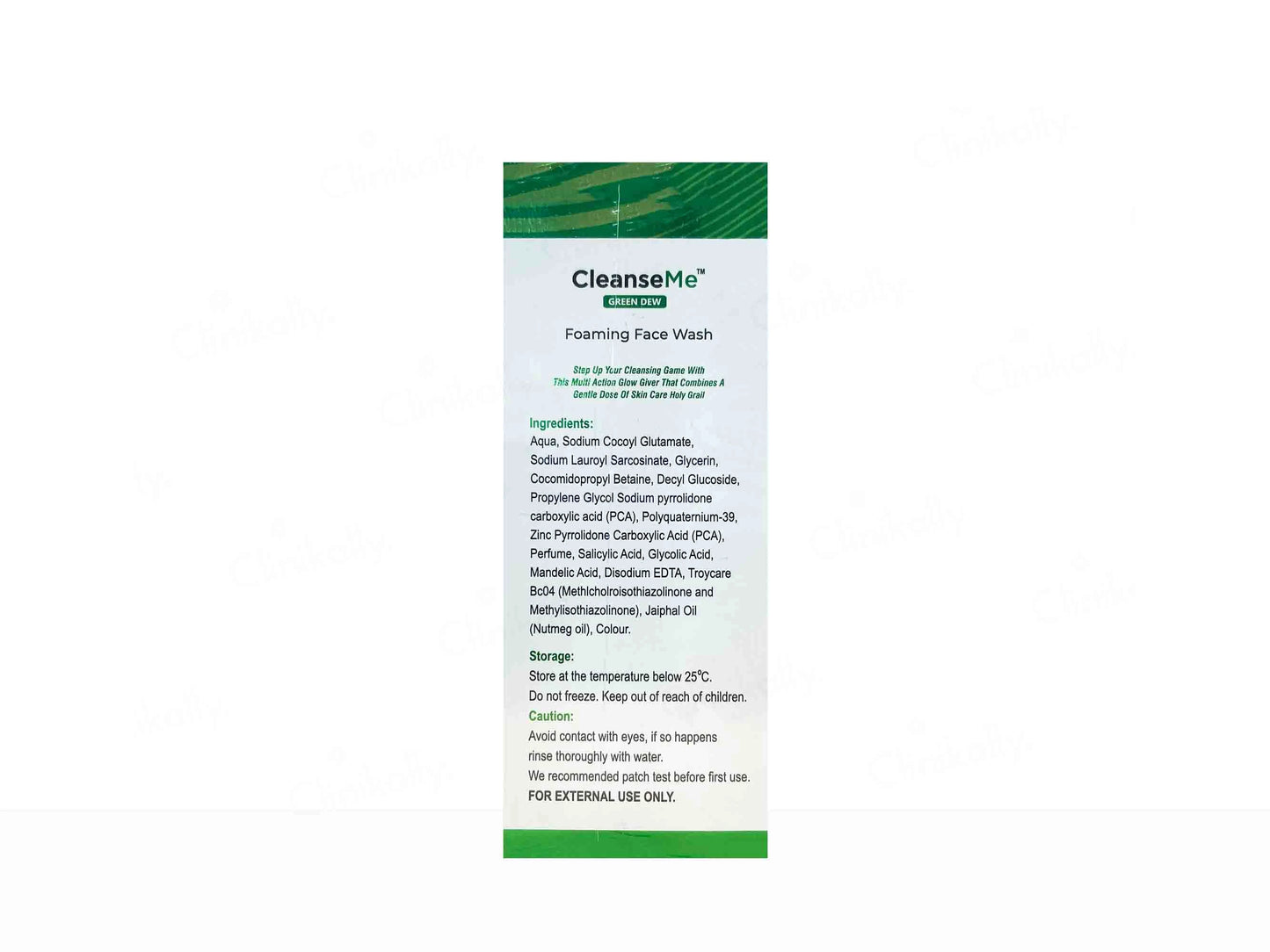 CleanseMe Green Dew Foaming Facewash