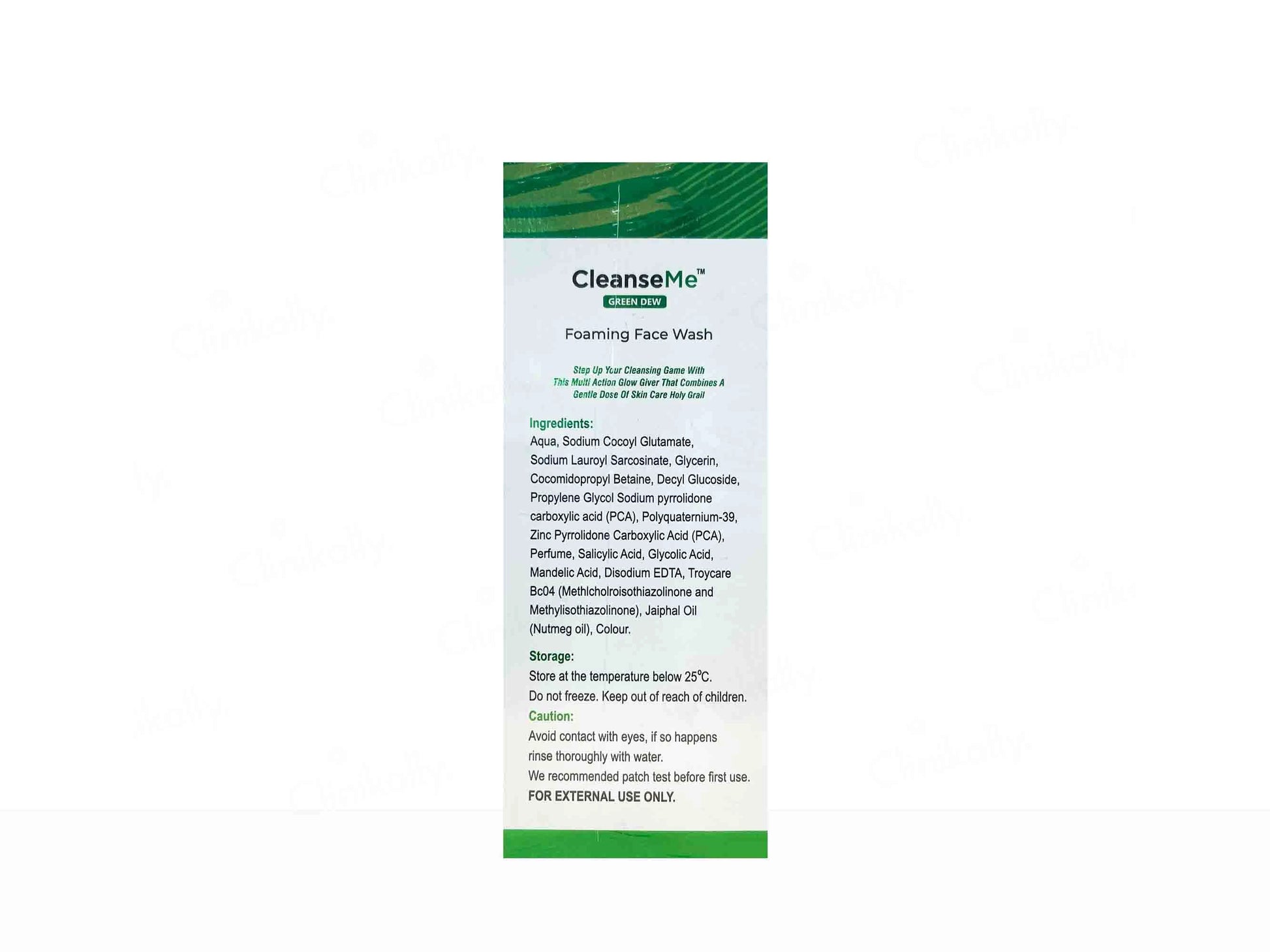 CleanseMe Green Dew Foaming Facewash