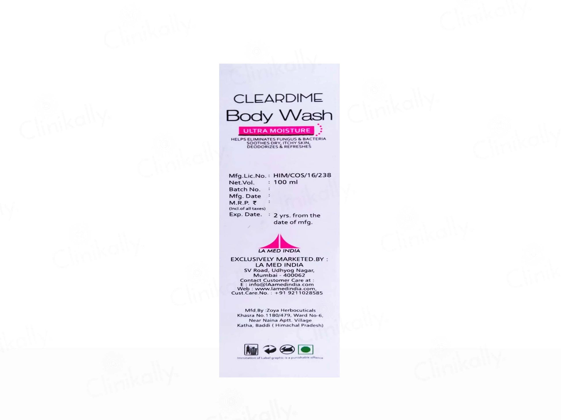 Cleardime Ultra Moisture Antifungal Body Wash