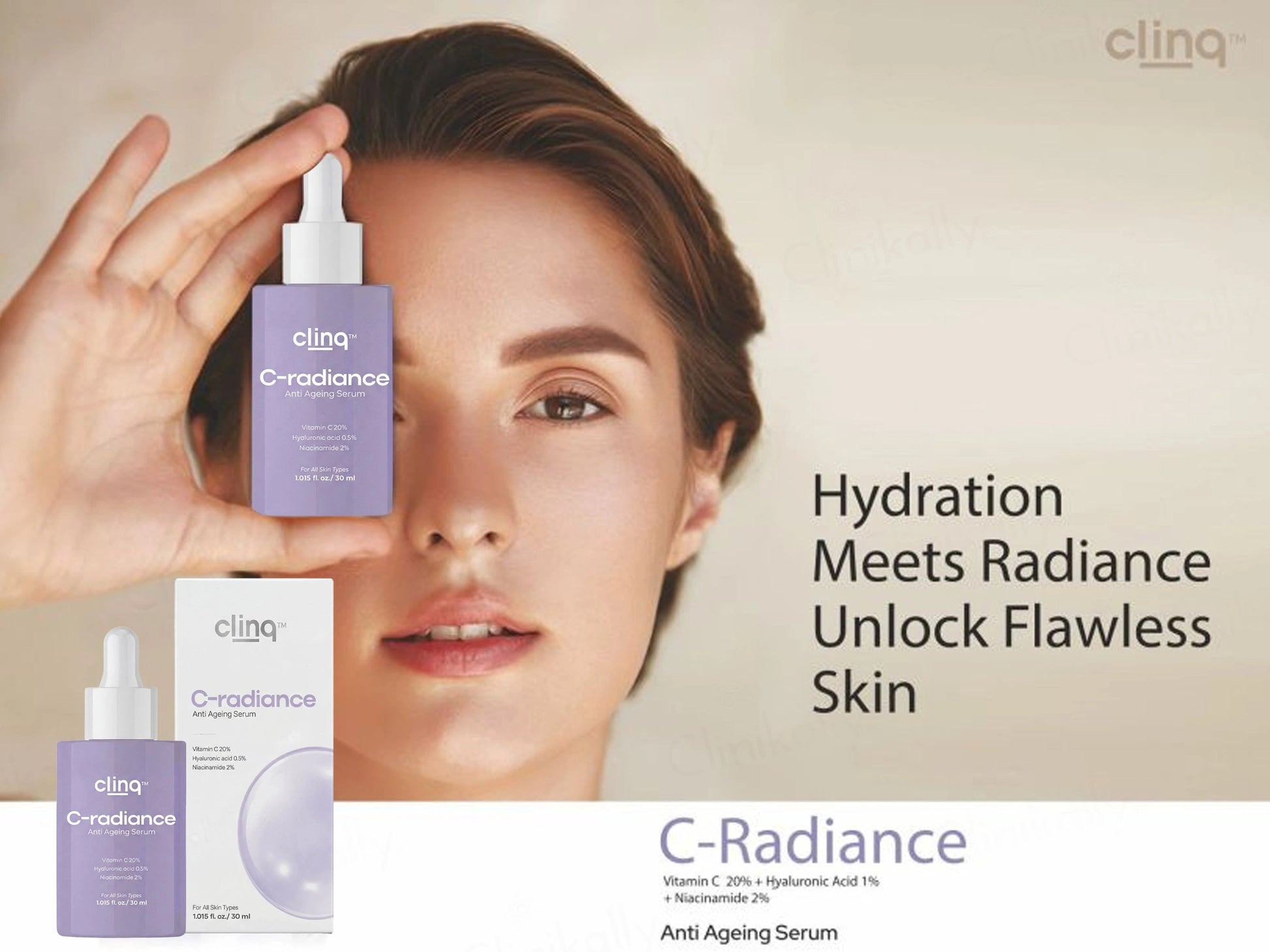 Clinq C-Radiance Anti Ageing Face Serum