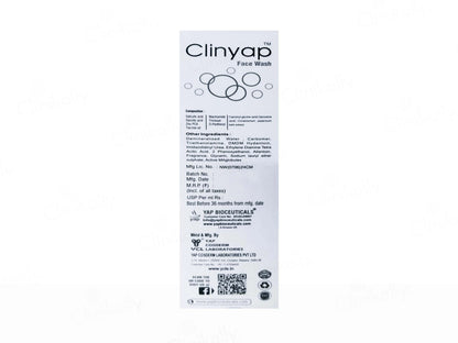 Clinyap Deep Cleansing Face Wash For Oily and  Acne Prone Skin