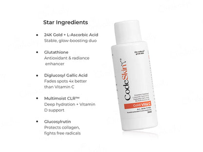 CodeSkin Gold Vita C Face Serum