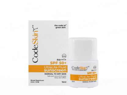 CodeSkin UltraLite Fluid Sunscreen SPF 50 PA