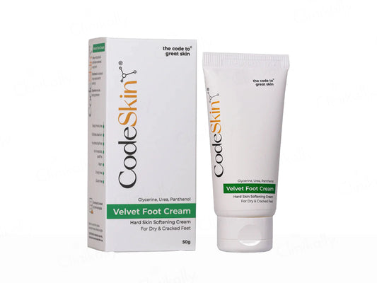 CodeSkin Velvet Foot Skin Softening Cream For Dry and  Cracked Feet