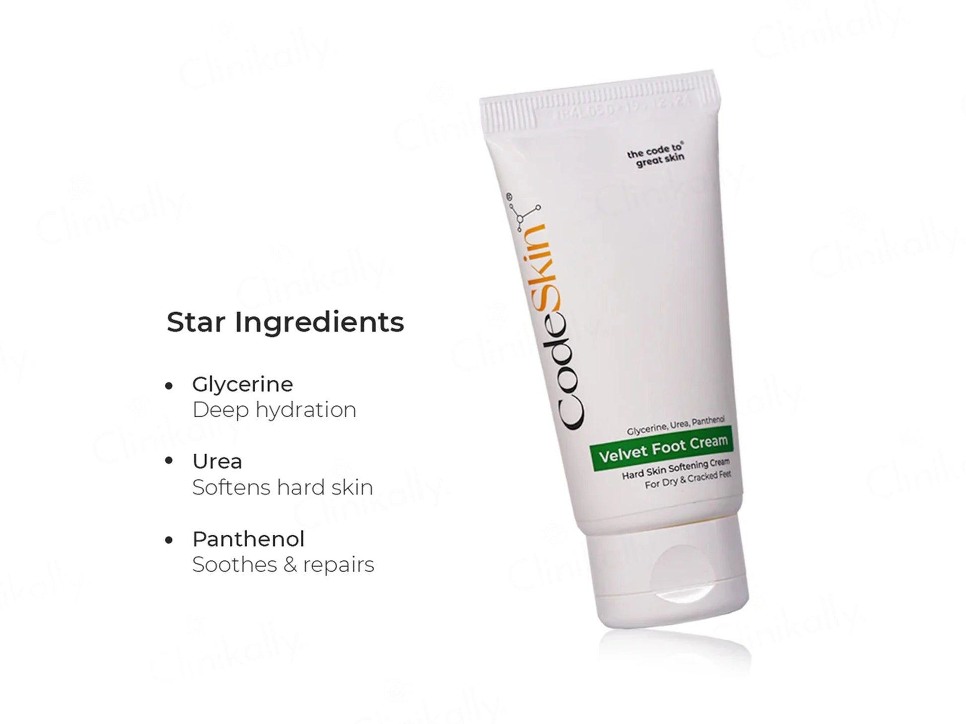 CodeSkin Velvet Foot Skin Softening Cream For Dry and  Cracked Feet