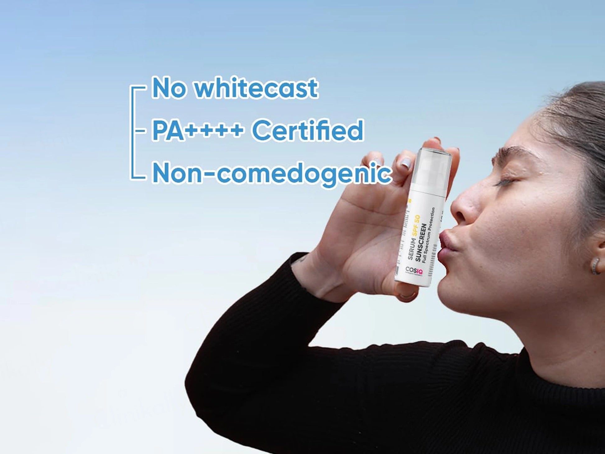 CosIQ Serum Sunscreen SPF 50 PA