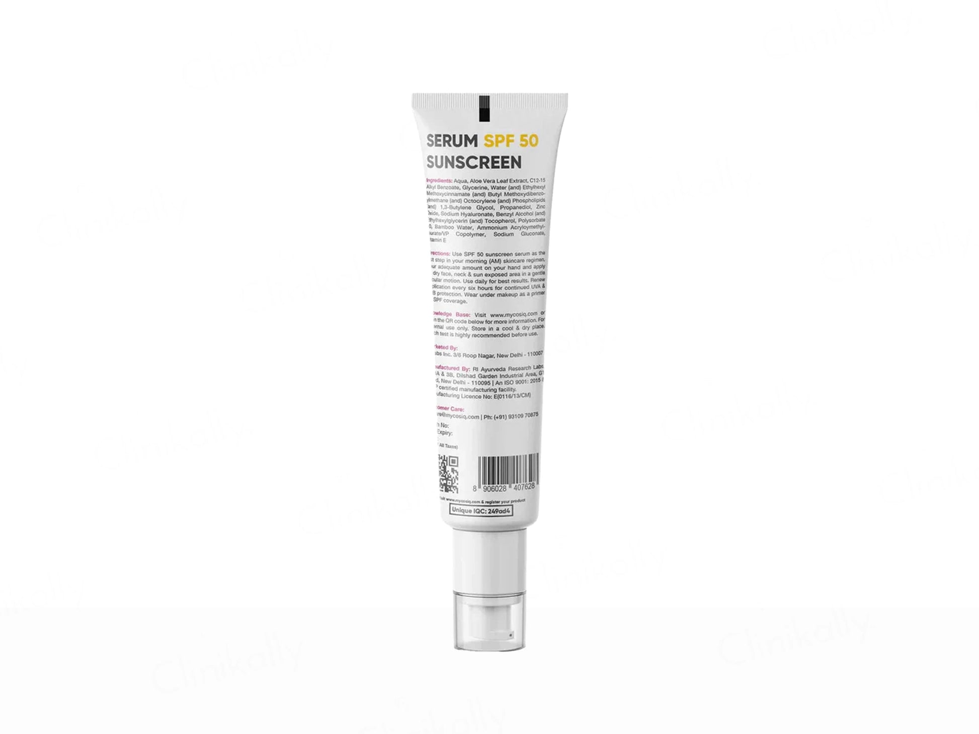 CosIQ Serum Sunscreen SPF 50 PA