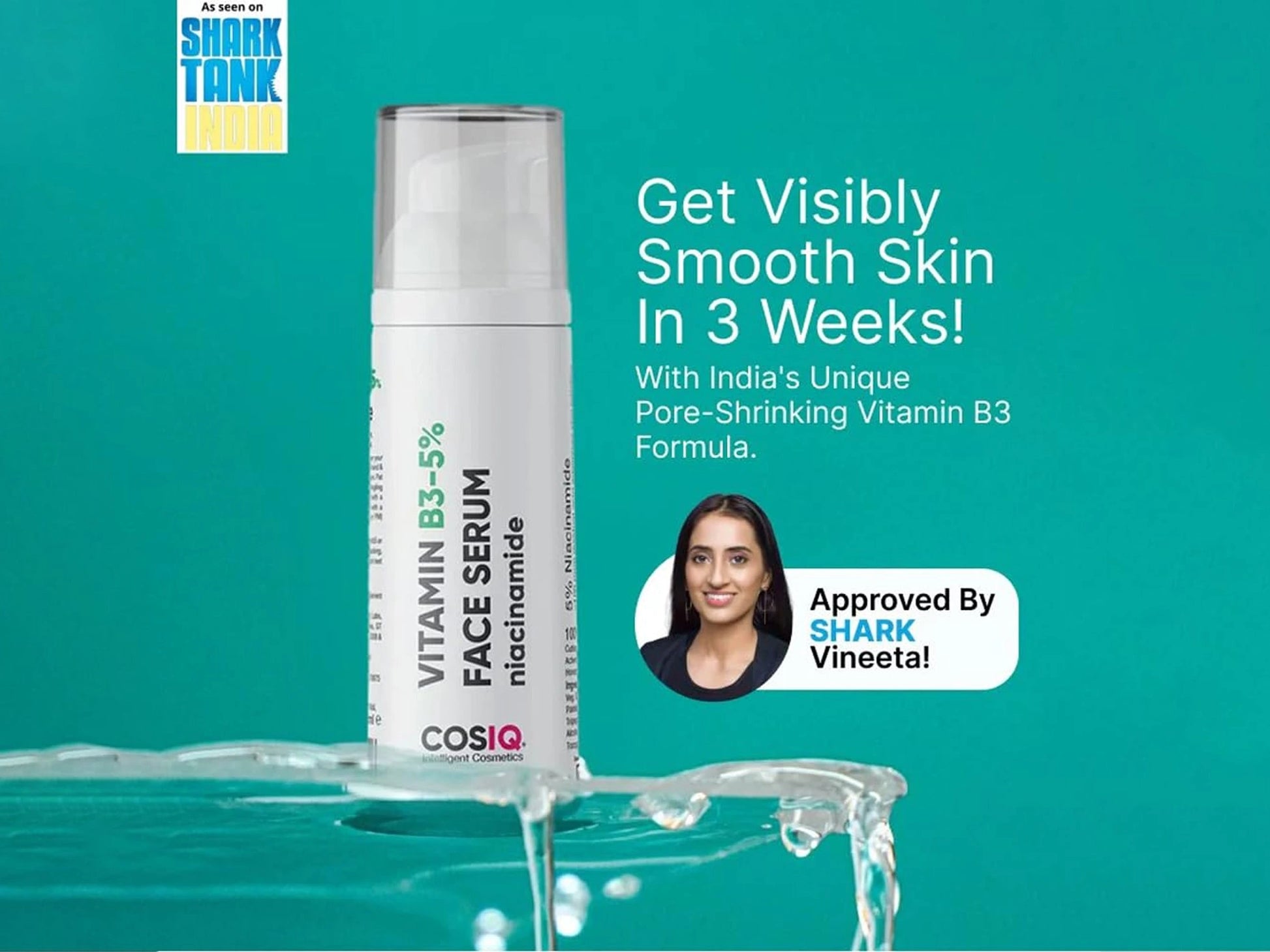 CosIQ Vitamin B3-5 Percent Niacinamide Face Serum