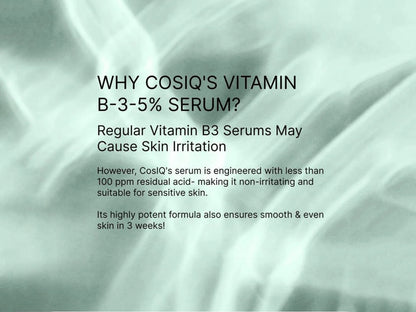 CosIQ Vitamin B3-5 Percent Niacinamide Face Serum