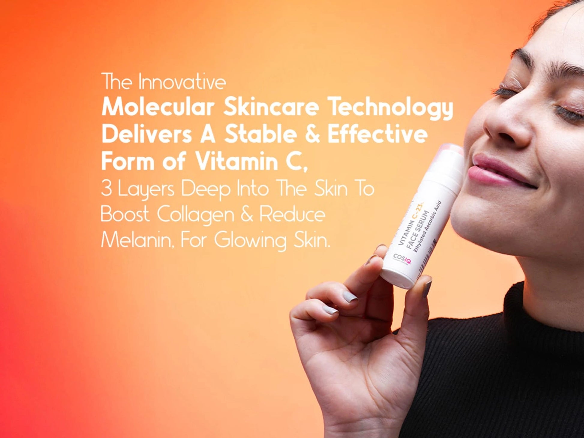 CosIQ Vitamin C-23 Percent Ethylated Ascorbic Acid Face Serum
