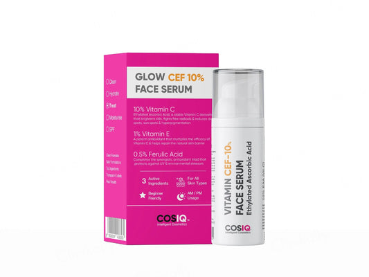 CosIQ Vitamin CEF-10 Percent Ethylated Ascorbic Acid Glow Face Serum