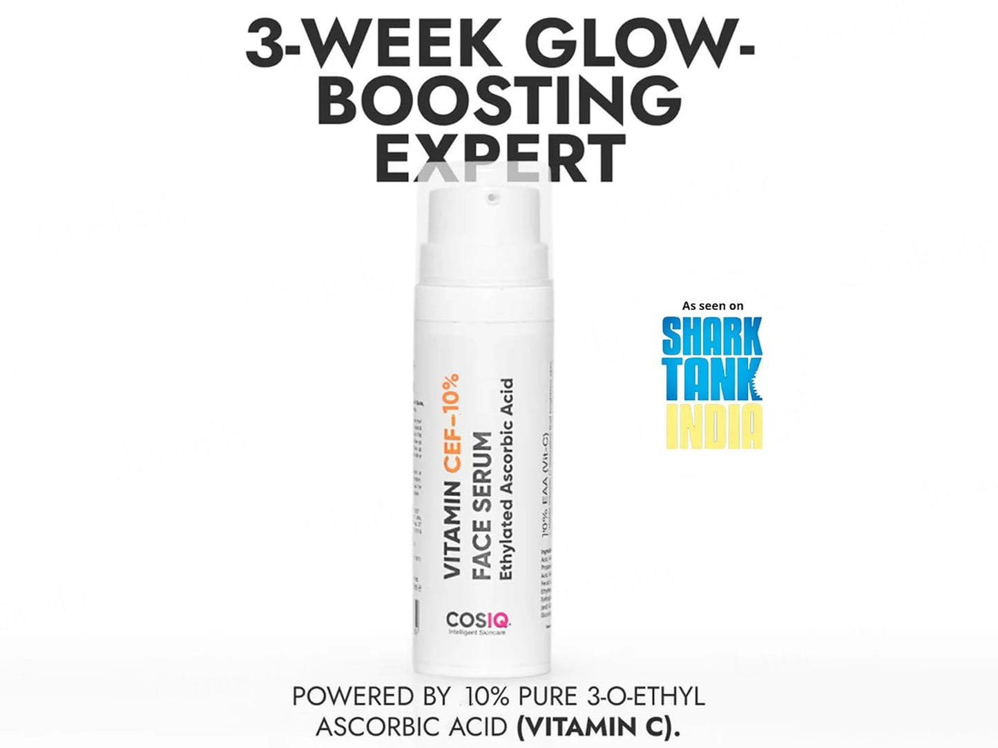 CosIQ Vitamin CEF-10 Percent Ethylated Ascorbic Acid Glow Face Serum