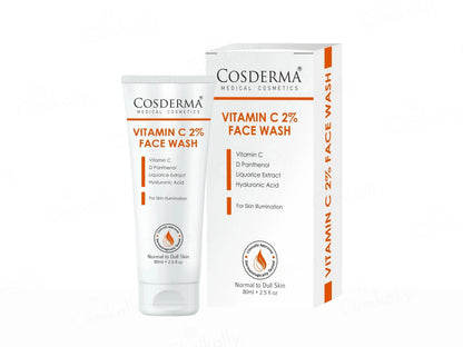 Cosderma 2 Percent Vitamin C Face Wash