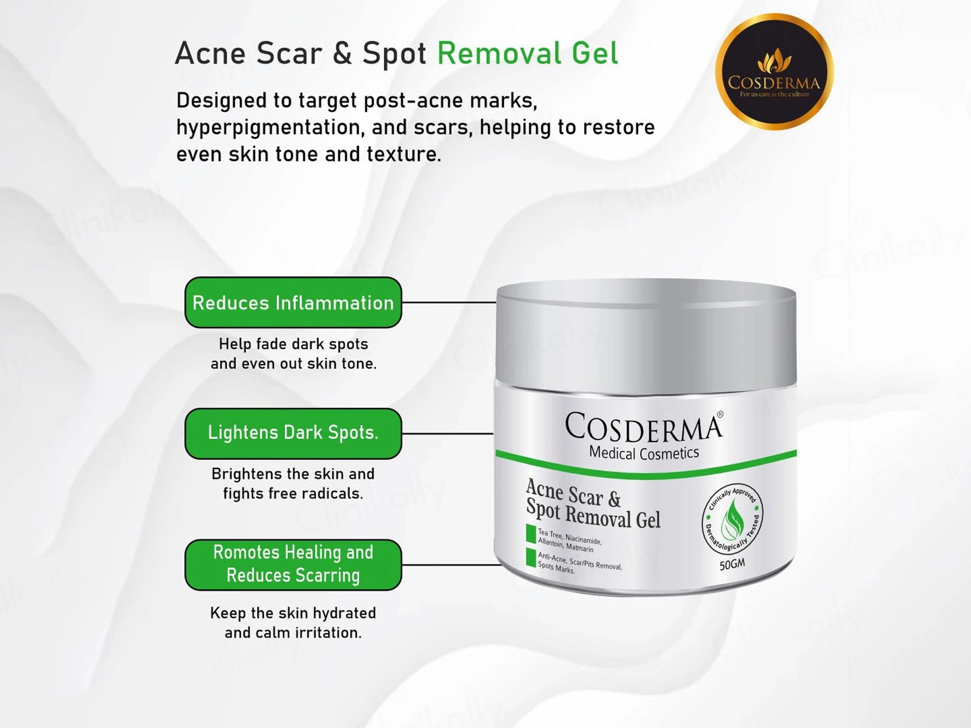Cosderma Acne Scar and  Spot Removal Gel